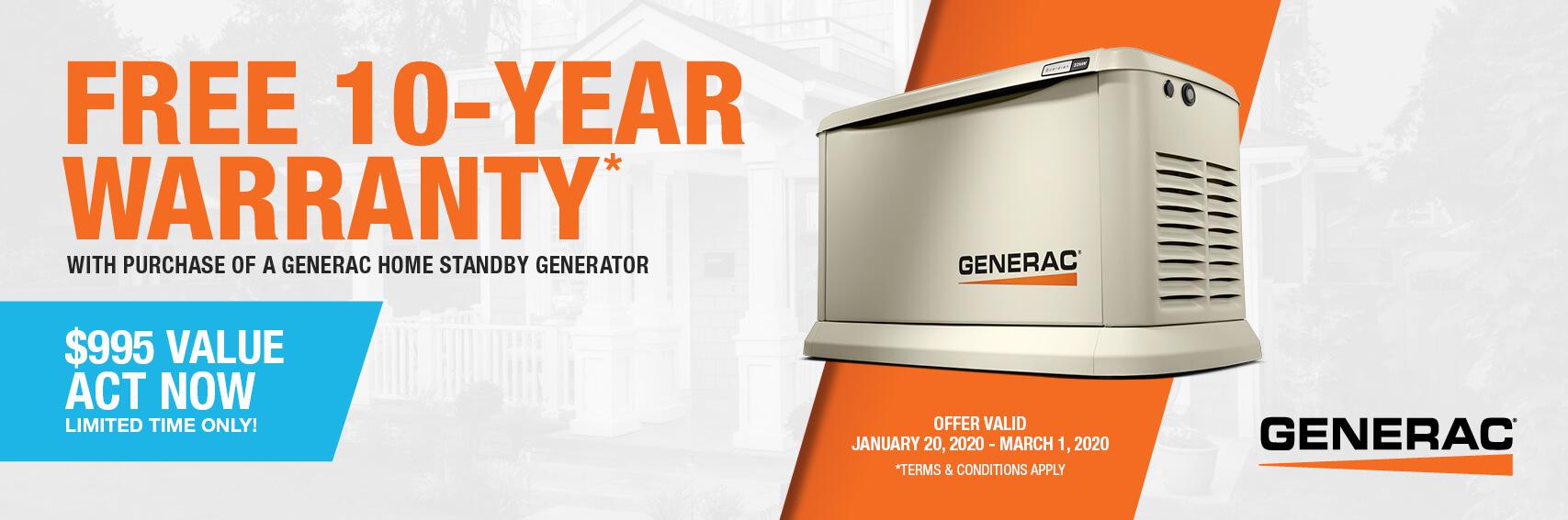 Homestandby Generator Deal | Warranty Offer | Generac Dealer | Findlay, OH